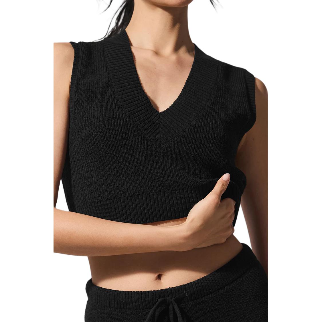 Сверхъестественный трикотаж для женщин Alo Yoga, черный
Сверхъестественный трикотаж для женщин Alo Yoga, черный