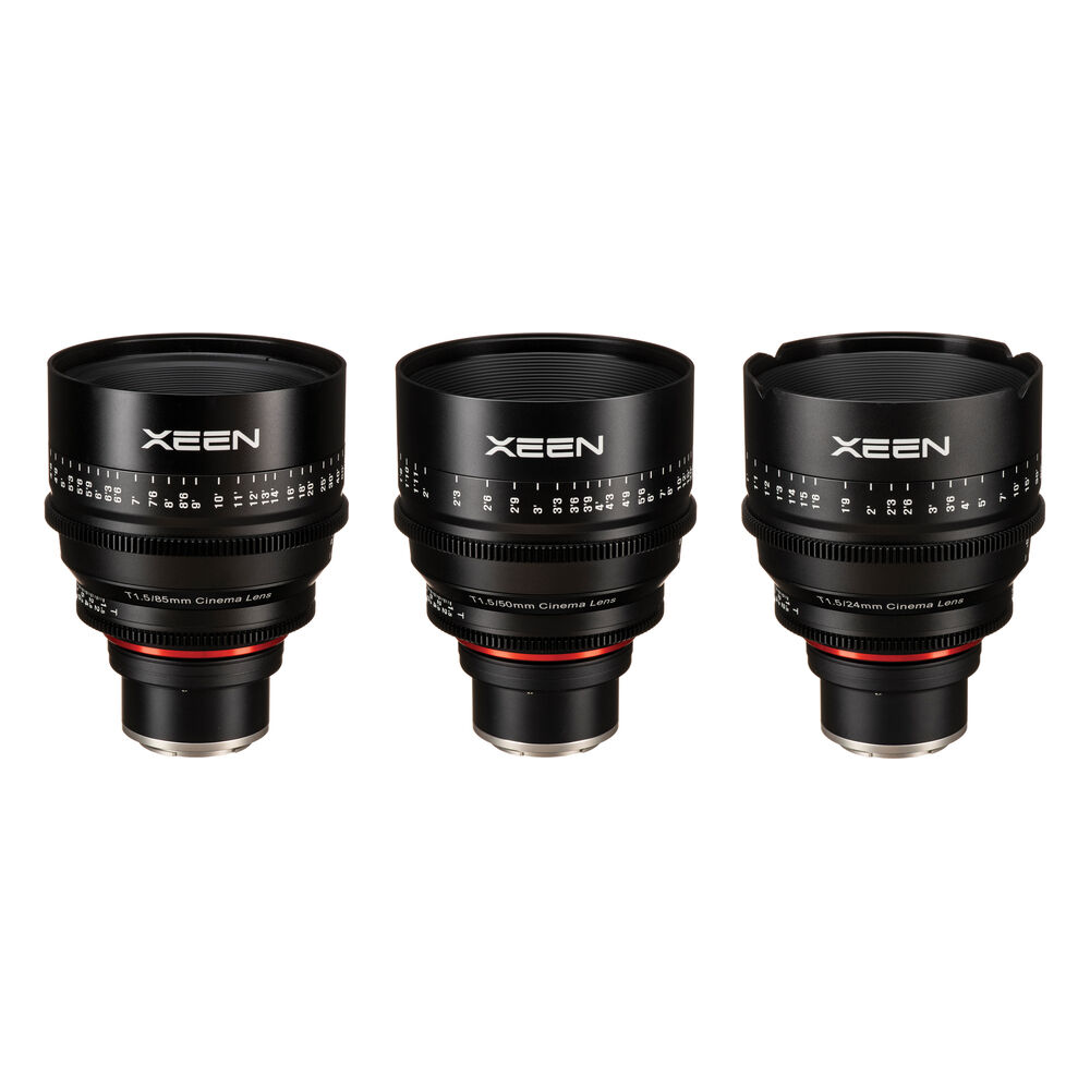 Объективы Rokinon Xeen 24, 50, 85 мм T1.5 для крепления Sony E
Объективы Rokinon Xeen 24, 50, 85 мм T1.5 для крепления Sony E
