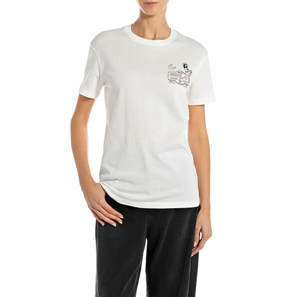 Футболка с коротким рукавом Replay W3566E.000.23792D, белый
Футболка с коротким рукавом Replay W3566E.000.23792D, белый