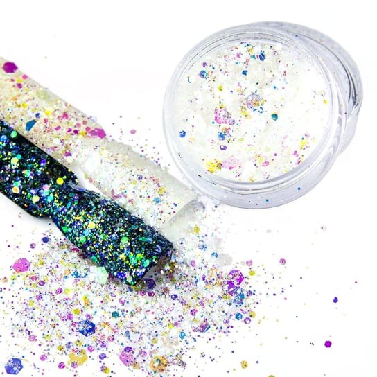 Фантастический эффект для декорирования гибридных лаков, УФ-гелей и акрила 1г Bling Bling Effect 5 -, AllePaznokcie
Фантастический эффект для декорирования гибридных лаков, УФ-гелей и акрила 1г Bling Bling Effect 5 -, AllePaznokcie