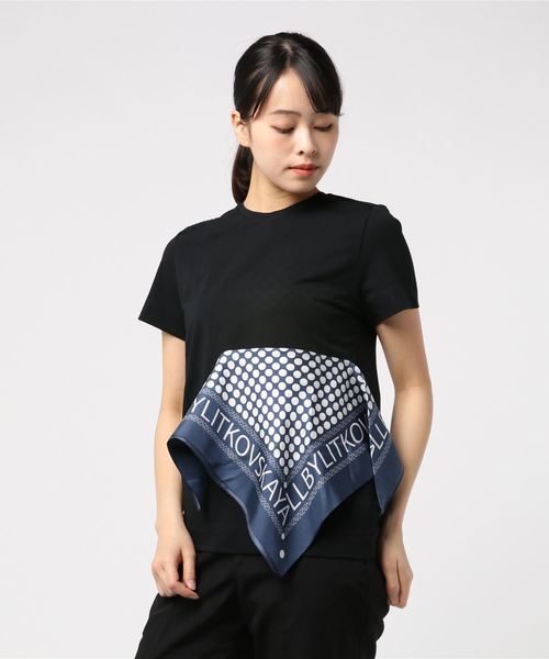 Ability Футболка-бандана из трикотажа, LITKOVskaya, черная
Ability Футболка-бандана из трикотажа, LITKOVskaya, черная