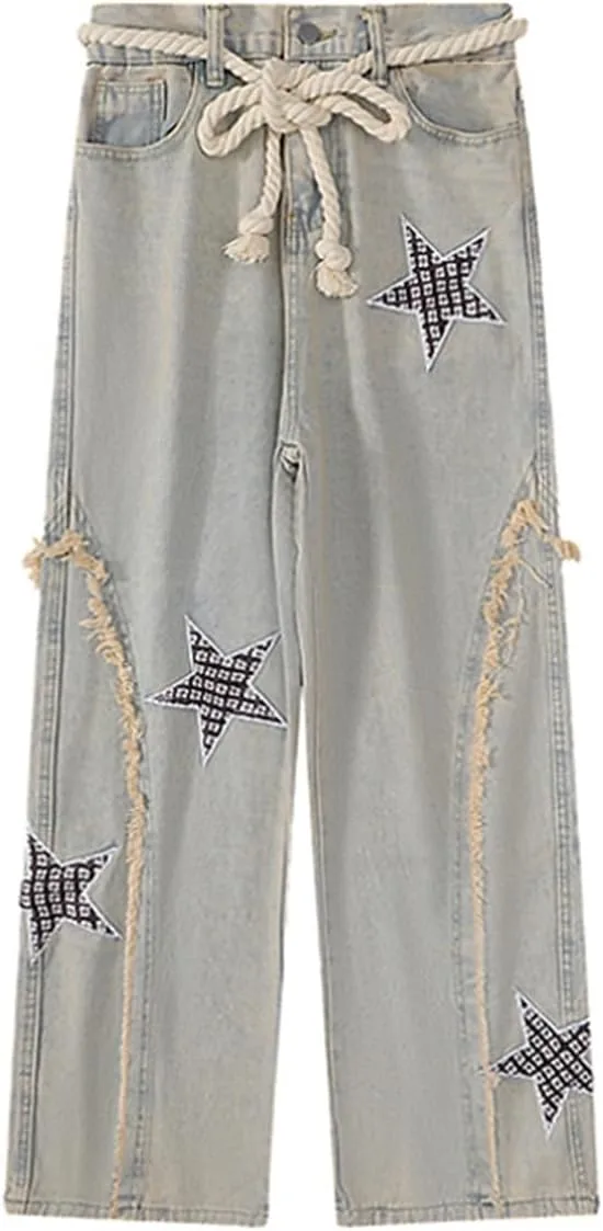 Star Jeans Low Rise Baggy для женщин в стиле гот-эмо Loizziuy
Star Jeans Low Rise Baggy для женщин в стиле гот-эмо Loizziuy