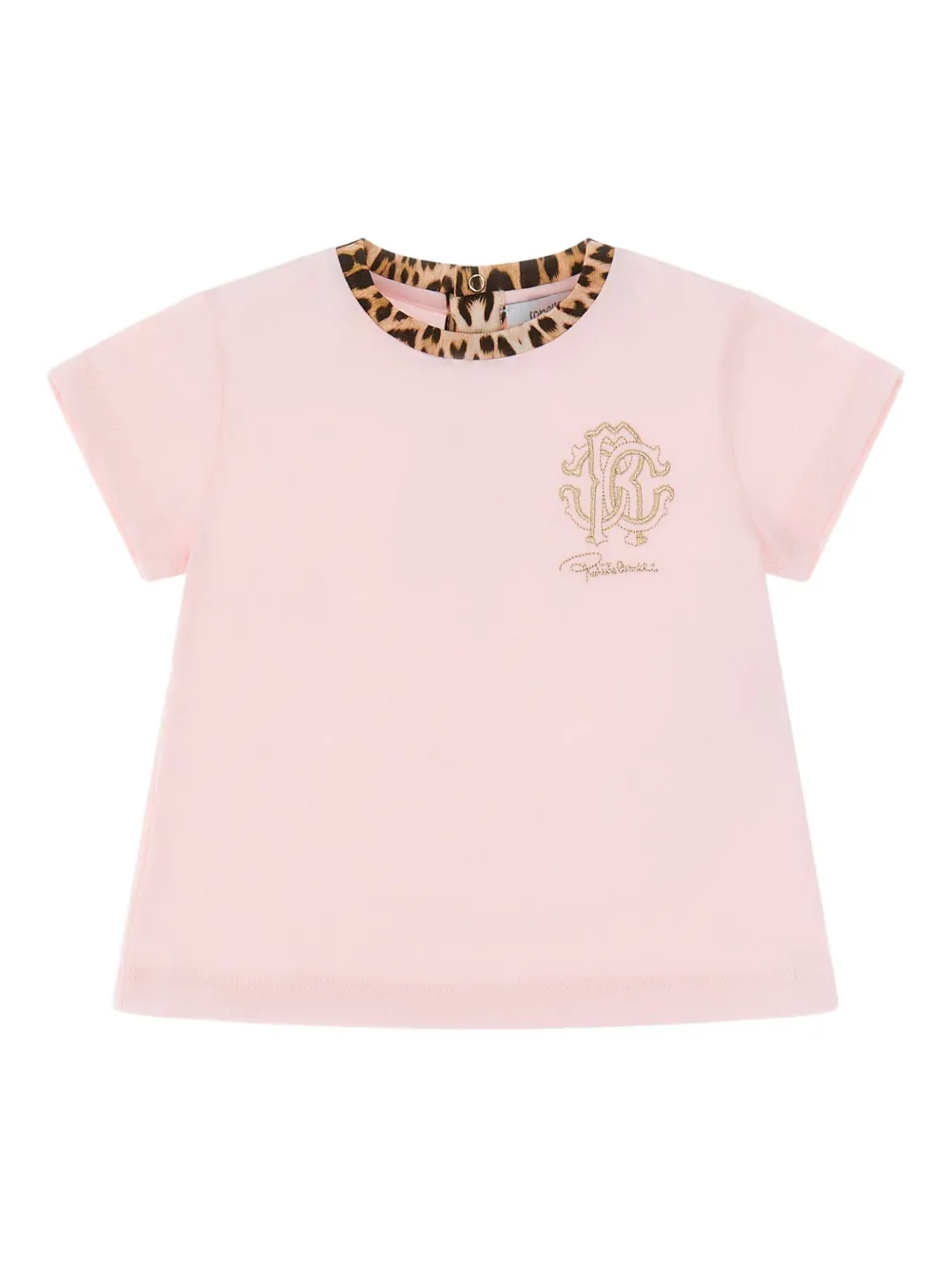 Футболка с вышитым логотипом Roberto Cavalli, розовый
Футболка с вышитым логотипом Roberto Cavalli, розовый