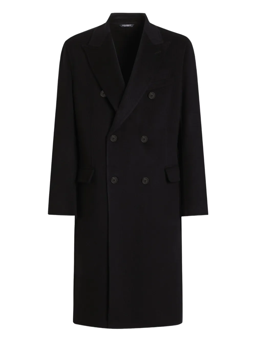 Двубортное шерстяное пальто DOLCE & GABBANA, черный
Двубортное шерстяное пальто DOLCE & GABBANA, черный