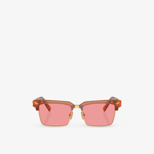 Солнцезащитные очки Mu 10zs в прямоугольной оправе из ацетата Miu Miu, розовый
Солнцезащитные очки Mu 10zs в прямоугольной оправе из ацетата Miu Miu, розовый