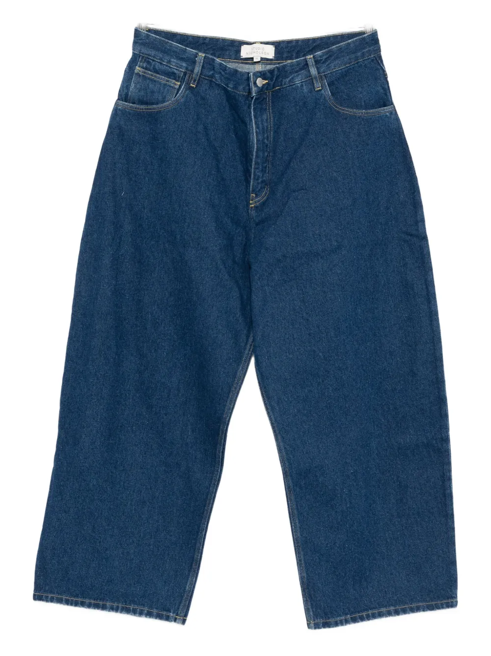 Джинсы Paolo прямого кроя Studio Nicholson, синий 
Джинсы Paolo прямого кроя Studio Nicholson, синий