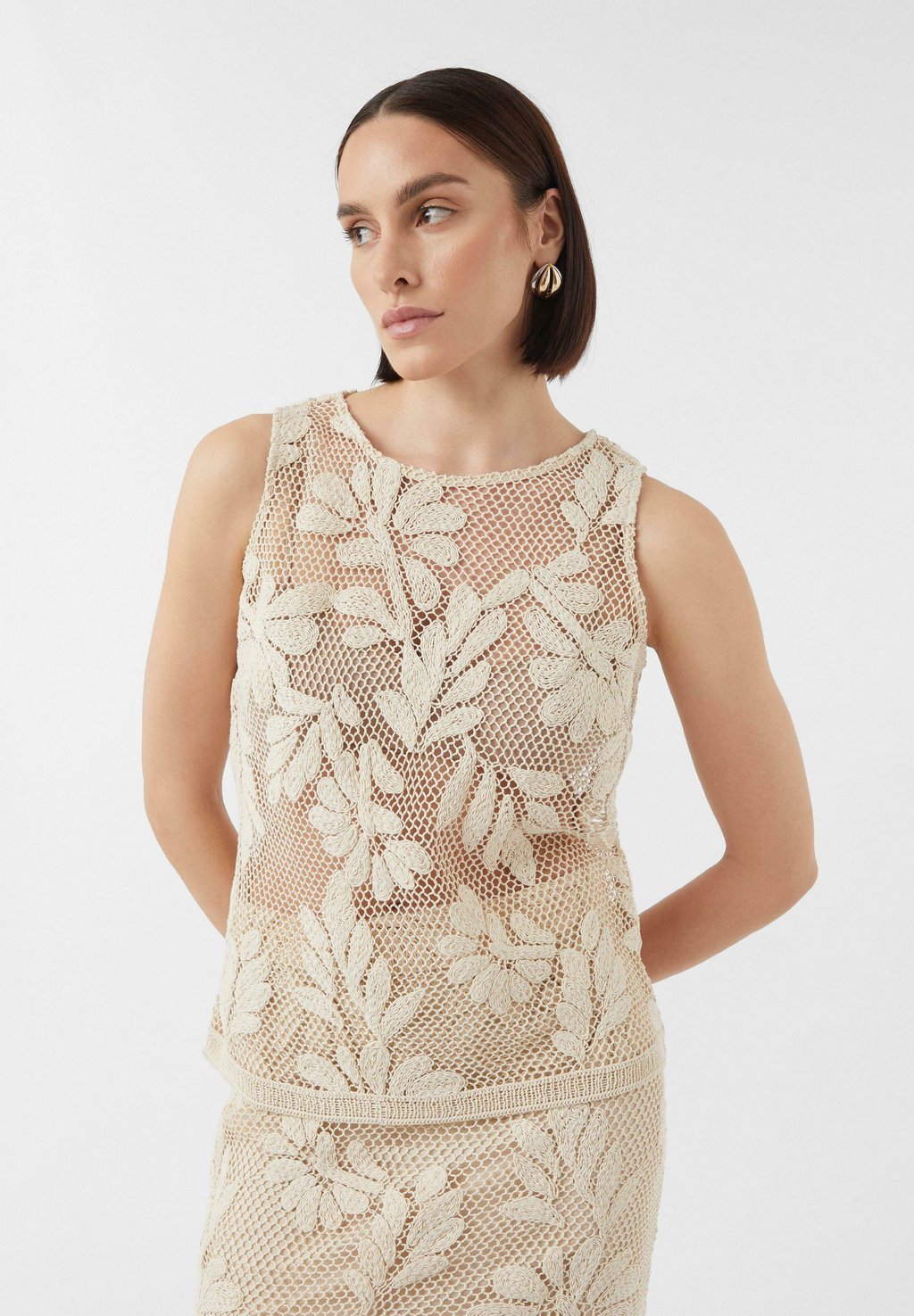 Топ Blouse comma, бежевый
Топ Blouse comma, бежевый