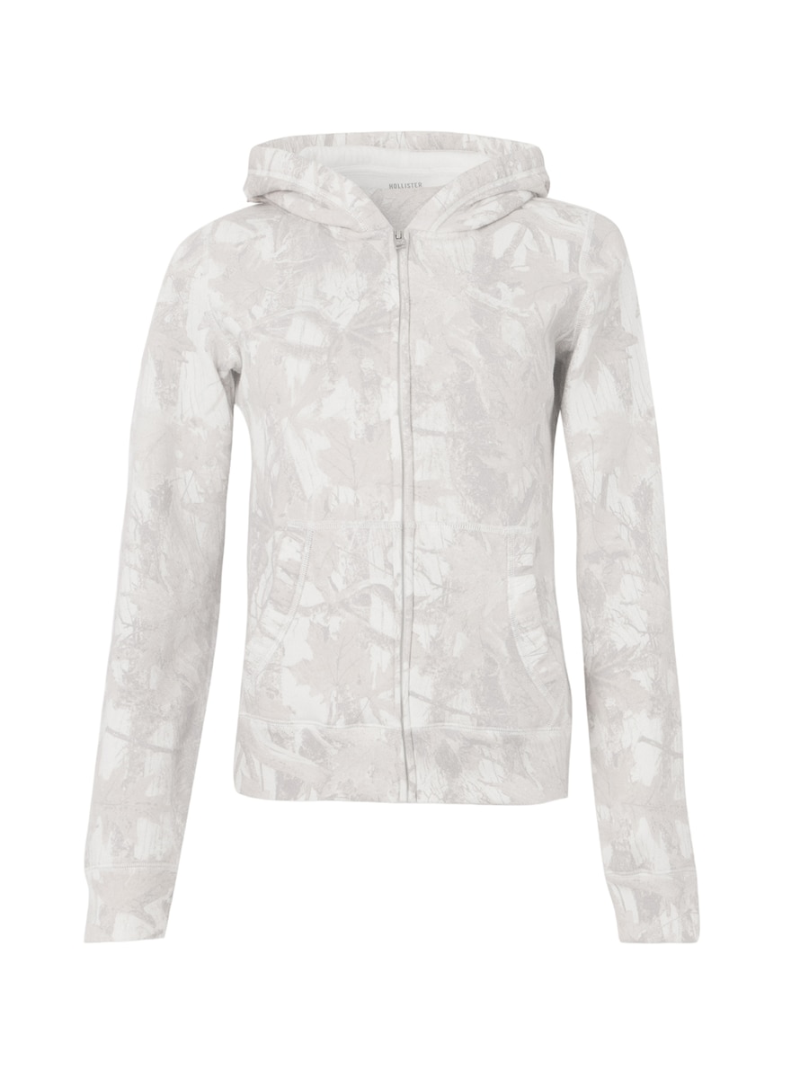 Толстовка с капюшоном на молнии HOLLISTER, белый
Толстовка с капюшоном на молнии HOLLISTER, белый