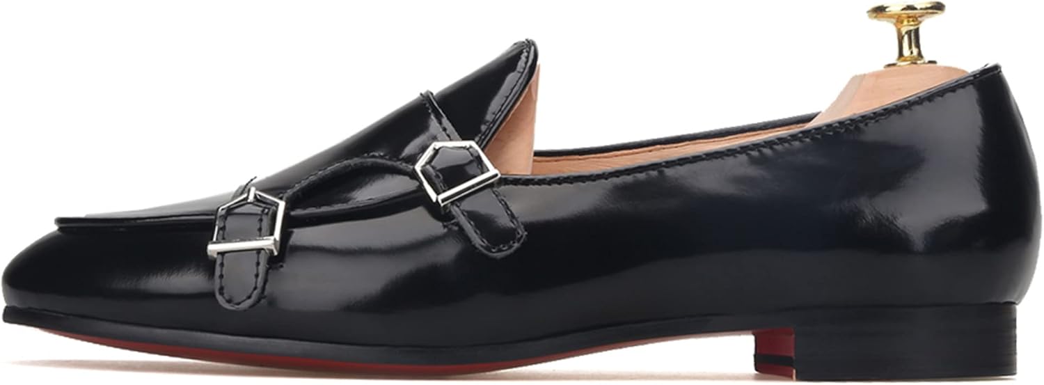 Черные кожаные лоферы FERUCCI с двумя пряжками для свадьбы и вечеринки
Черные кожаные лоферы FERUCCI с двумя пряжками для свадьбы и вечеринки