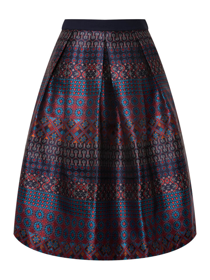 Юбка длиной до колена Ulla Popken, морской
Юбка длиной до колена Ulla Popken, морской