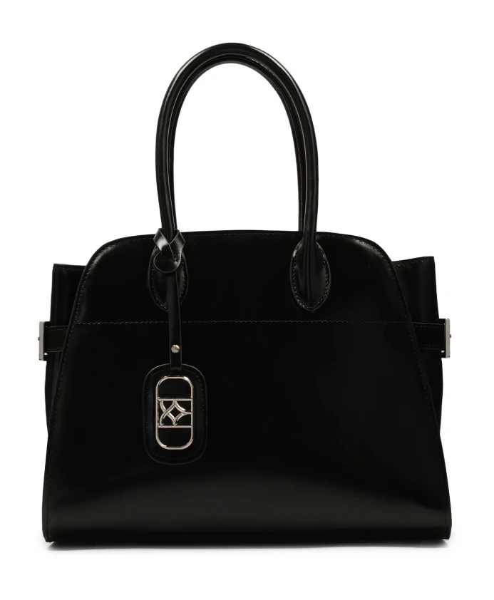 Элегантная жесткая сумочка с ручками. Kazar, черный
Элегантная жесткая сумочка с ручками. Kazar, черный