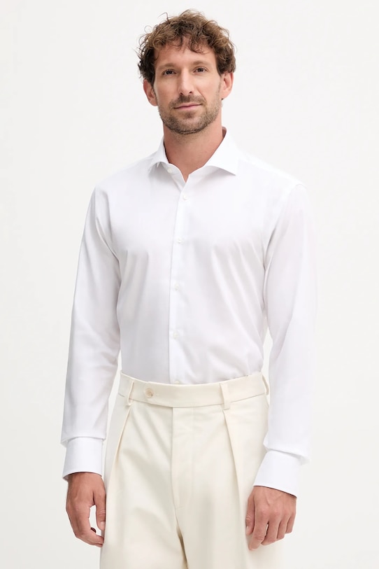 Хлопковая рубашка Boss, белый
Хлопковая рубашка Boss, белый