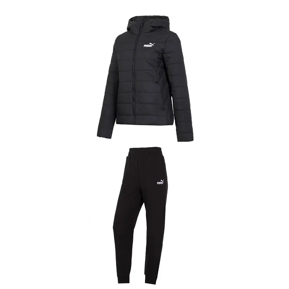 PUMA Женский комплект Casual Suits черный топ+черные брюки
PUMA Женский комплект Casual Suits черный топ+черные брюки