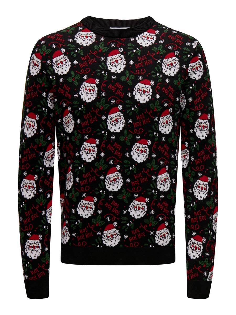 Свитер Only & Sons Sweater ONSXmas, черный
Свитер Only & Sons Sweater ONSXmas, черный