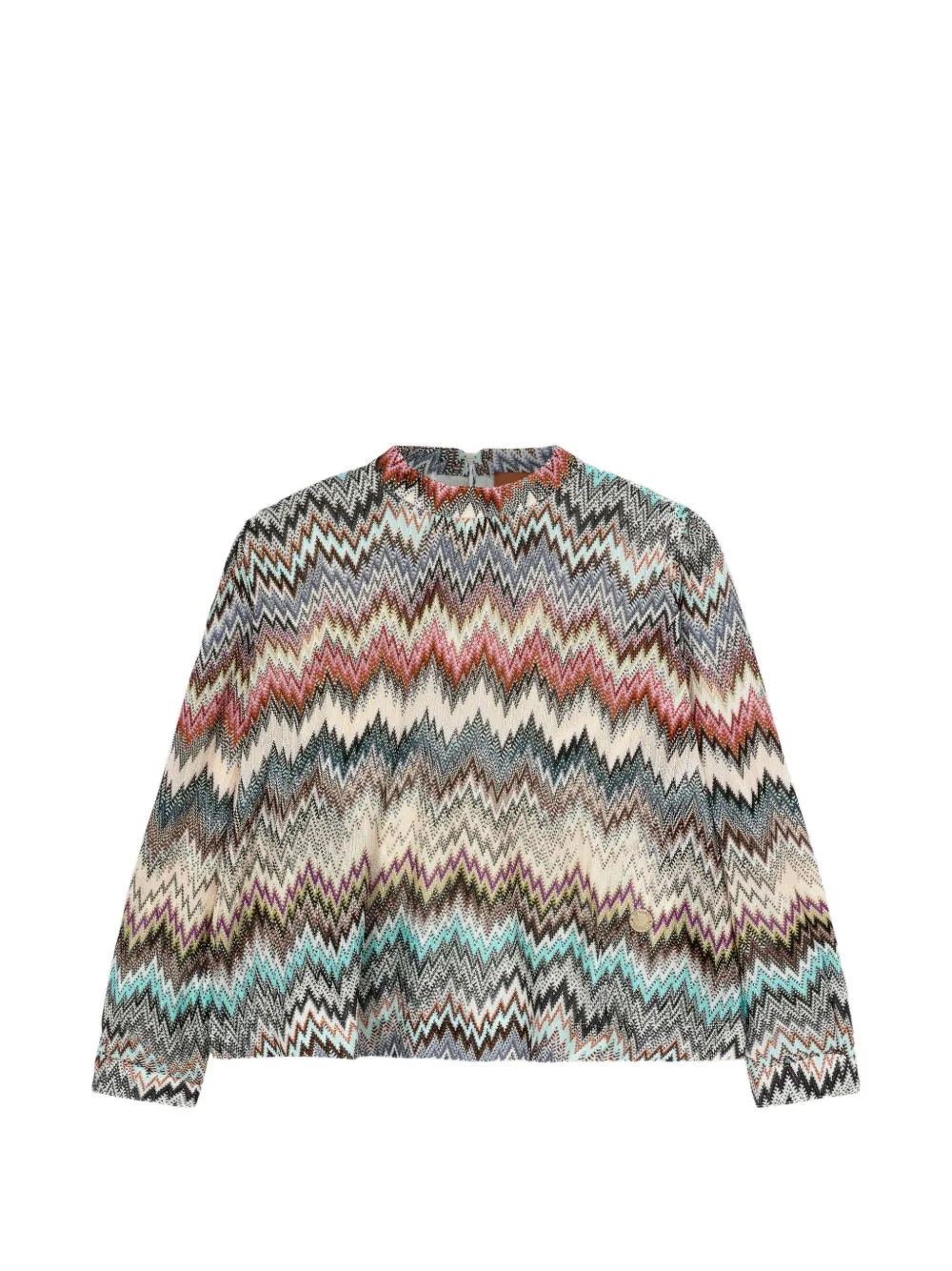 Топ с зигзагообразным узором Missoni Kids, бежевый
Топ с зигзагообразным узором Missoni Kids, бежевый