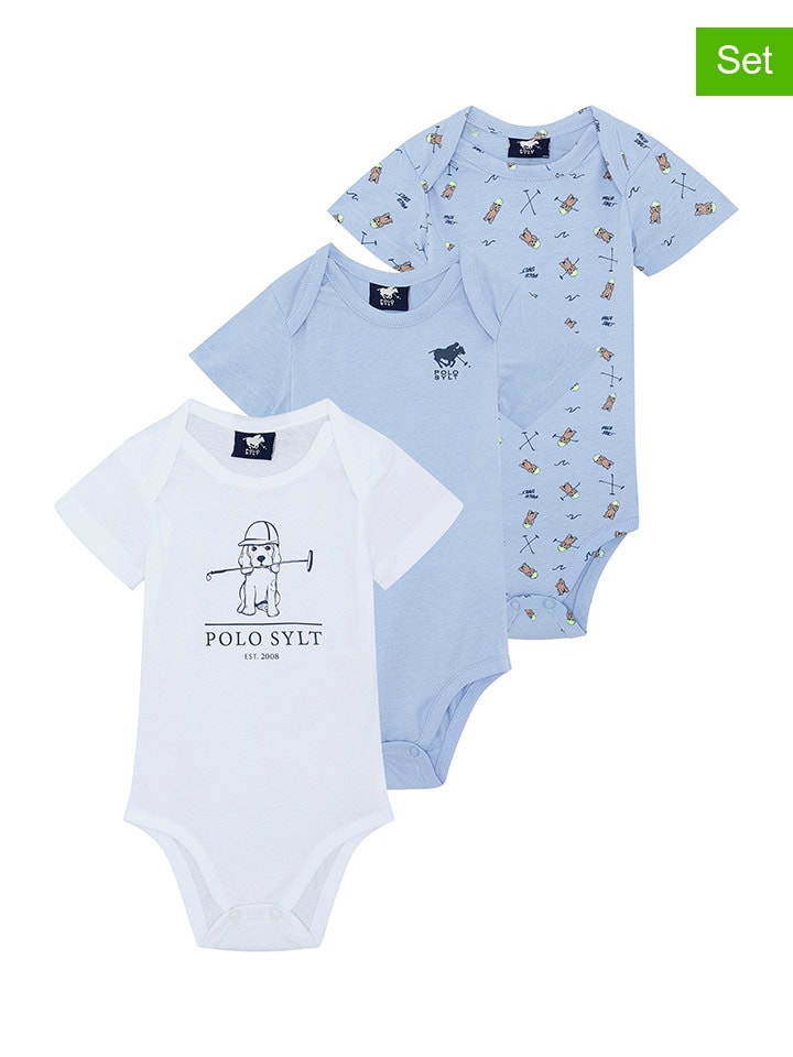 Polo Sylt Комплект из 3 боди: белые/светло-голубые
Polo Sylt Комплект из 3 боди: белые/светло-голубые