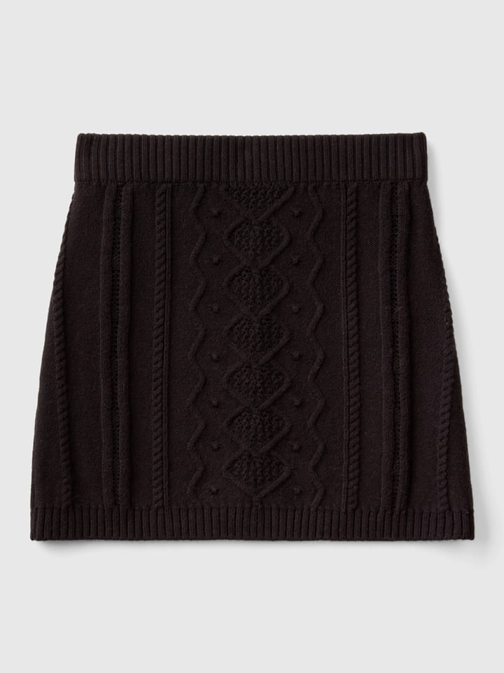 Benetton Черная вязаная юбка
Benetton Черная вязаная юбка