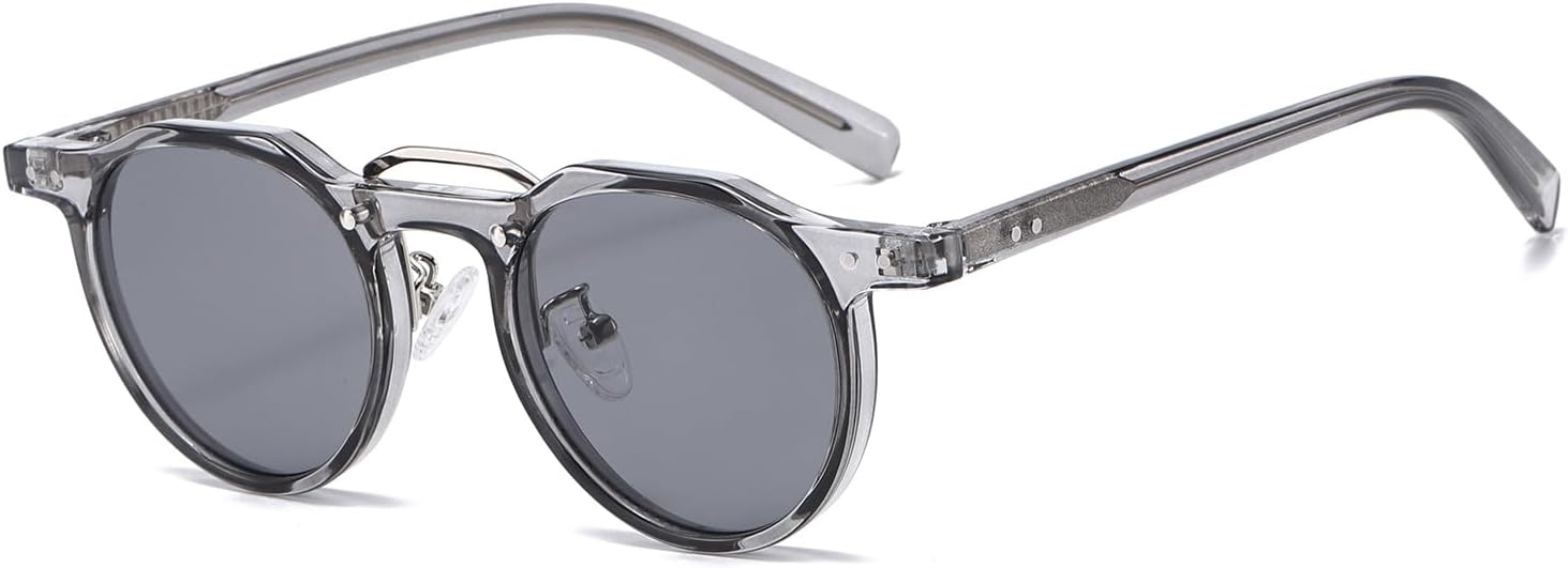 Солнцезащитные очки LJCZKA в стиле ретро, круглые, для мужчин и женщин, маленькие, модные, круглые, в винтажном стиле 90-х, защита от УФ-излучения UV400, Cleargrey Grey
Солнцезащитные очки LJCZKA в стиле ретро, круглые, для мужчин и женщин, маленькие, модные, круглые, в винтажном стиле 90-х, защита от УФ-излучения UV400, Cleargrey Grey