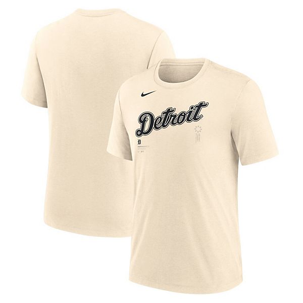 Мужская футболка tri-blend Detroit Tigers Wordmark Nike
Мужская футболка tri-blend Detroit Tigers Wordmark Nike