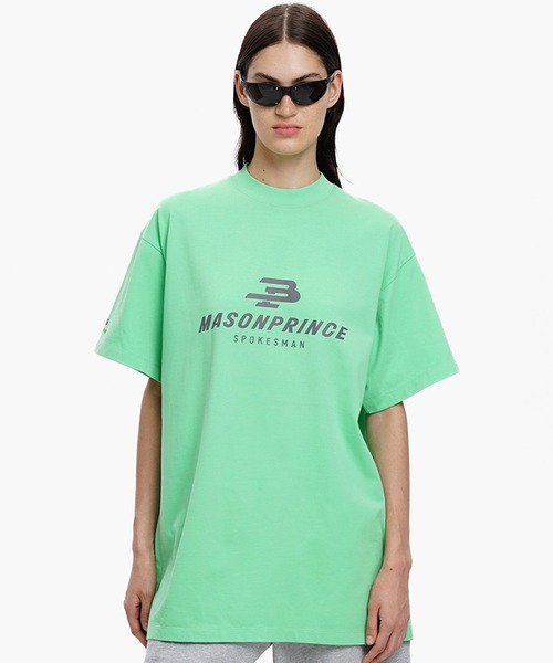 MASONPRINCE Футболка с четырехцветным светоотражающим логотипом, Mason Prince, зеленый
MASONPRINCE Футболка с четырехцветным светоотражающим логотипом, Mason Prince, зеленый