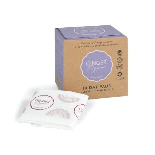 Прокладки дневные гигиенические, 10 шт. Ginger Organic
Прокладки дневные гигиенические, 10 шт. Ginger Organic