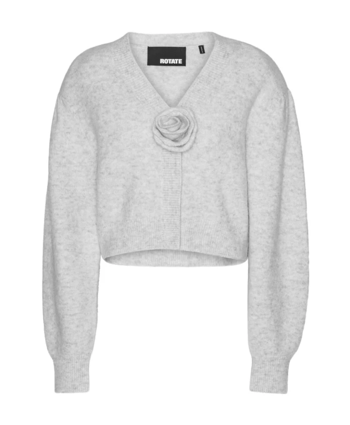 Пуловер из шерсти и альпаки Bianco, осень-зима 2025 Rotate Birger Christensen, серый
Пуловер из шерсти и альпаки Bianco, осень-зима 2025 Rotate Birger Christensen, серый