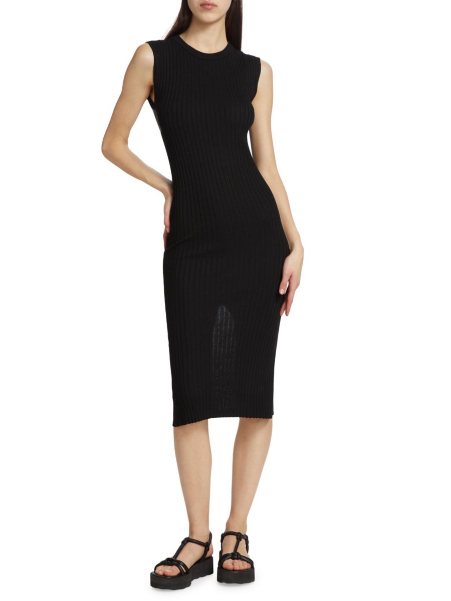 Платье-миди без рукавов из трикотажной резинки Stellae Dux, черный
Платье-миди без рукавов из трикотажной резинки Stellae Dux, черный