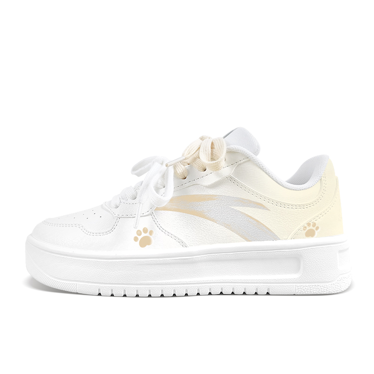 Легкие низкие кеды из искусственной кожи с противоскользящей, износостойкой, сбалансированной и дышащей подошвой ANTA, желтый
Легкие низкие кеды из искусственной кожи с противоскользящей, износостойкой, сбалансированной и дышащей подошвой ANTA, желтый