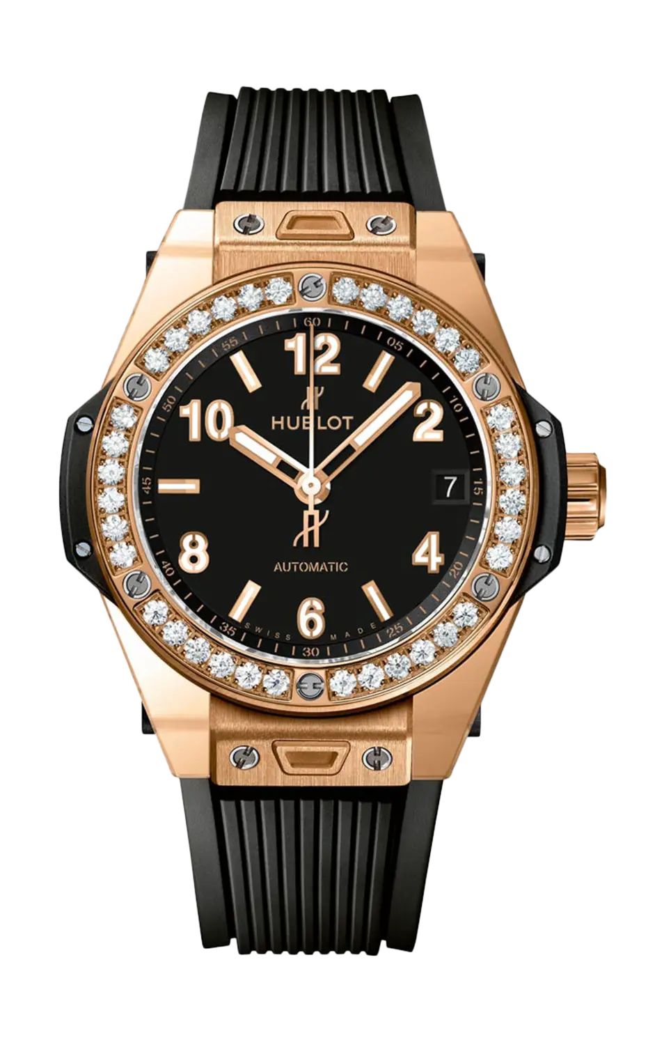 Часы Hublot One click king gold diamonds 39 мм
Часы Hublot One click king gold diamonds 39 мм
