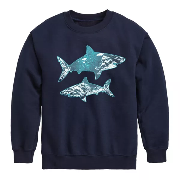 Флисовая толстовка с силуэтом акулы для мальчиков 8-20 лет Licensed Character, синий
Флисовая толстовка с силуэтом акулы для мальчиков 8-20 лет Licensed Character, синий
