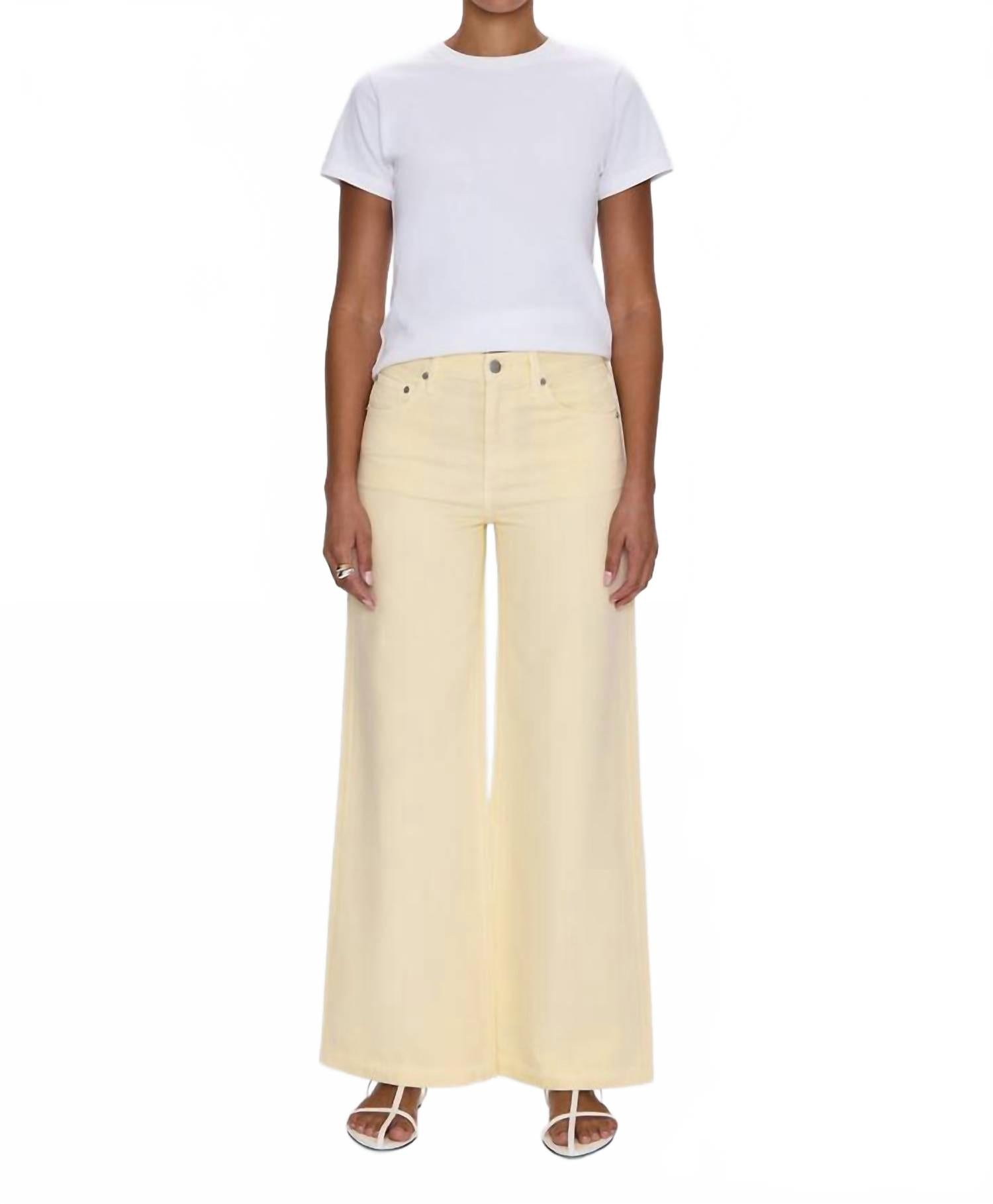 Женские брюки палаццо Jadyn Low Slung в цвете лимонад PISTOLA, Lemonade
Женские брюки палаццо Jadyn Low Slung в цвете лимонад PISTOLA, Lemonade