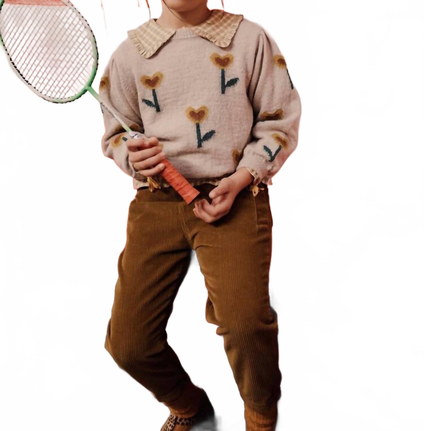 Детские бархатные брюки оливковые Emile & Ida
Детские бархатные брюки оливковые Emile & Ida