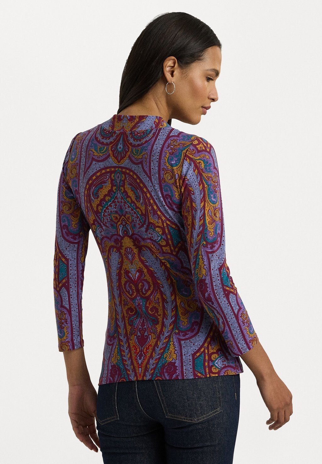 Футболка с длинным рукавом PAISLEY STRETCH JERSEY TOP Ralph Lauren, фиолетовый
Футболка с длинным рукавом PAISLEY STRETCH JERSEY TOP Ralph Lauren, фиолетовый