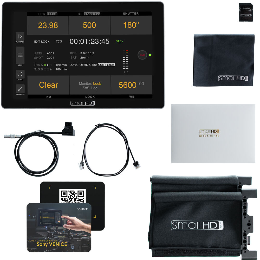 Монитор для камер SmallHD 7" Cine 7 Touchscreen Monitor with Sony MON-CINE7-VENICE
Монитор для камер SmallHD 7" Cine 7 Touchscreen Monitor with Sony MON-CINE7-VENICE