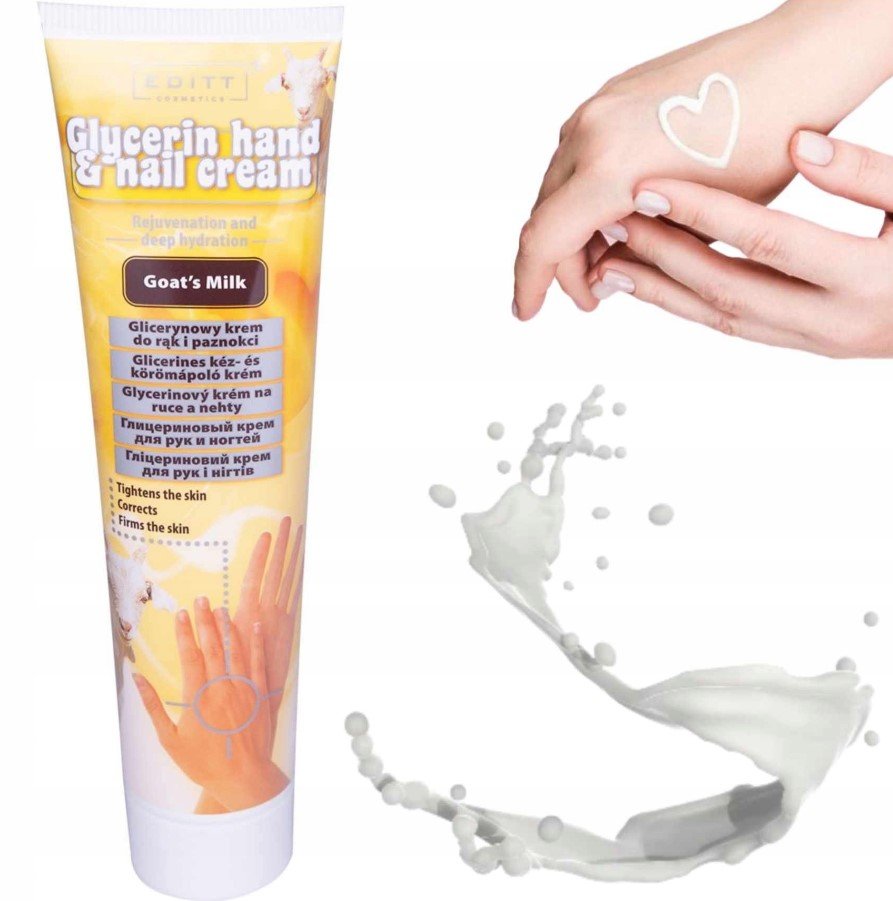 Крем для рук и ногтей с глицерином и козьим молоком Редактировать Editt Cosmetics
Крем для рук и ногтей с глицерином и козьим молоком Редактировать Editt Cosmetics