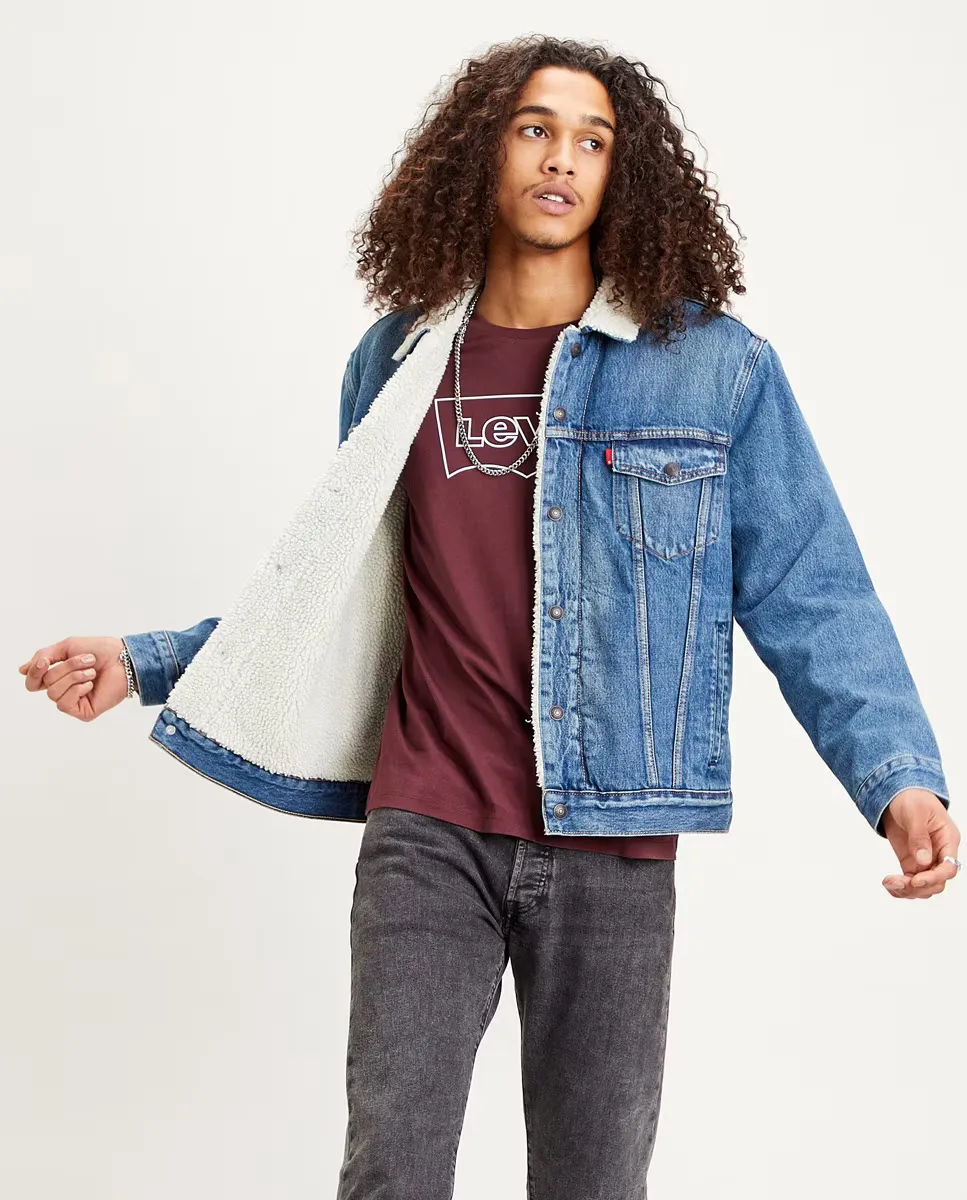 Синяя мужская джинсовая куртка с овчиной Levi's, Синий, Синяя мужская джинсовая куртка с овчиной Levi's
Синяя мужская джинсовая куртка с овчиной Levi's, Синий, Синяя мужская джинсовая куртка с овчиной Levi's