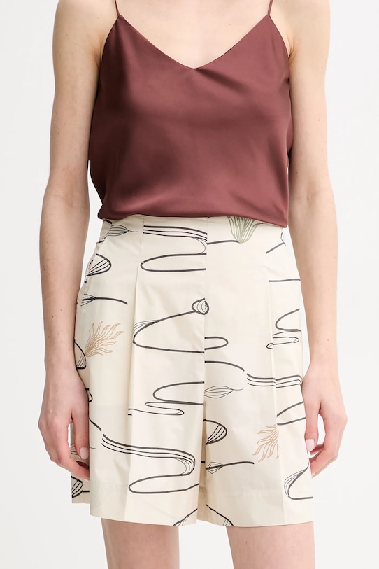 Хлопковые шорты MM by Max Mara, бежевый
Хлопковые шорты MM by Max Mara, бежевый