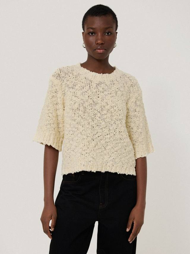 Футболка букле из хлопчатобумажной смеси Jigsaw, кремовый
Футболка букле из хлопчатобумажной смеси Jigsaw, кремовый