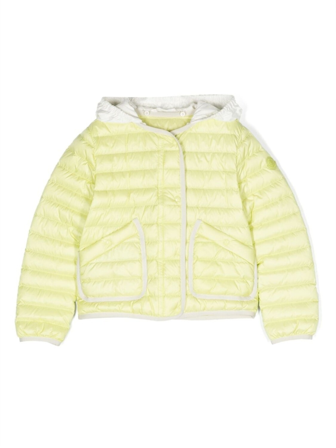 Moncler Enfant пуховик с капюшоном, зеленый
Moncler Enfant пуховик с капюшоном, зеленый