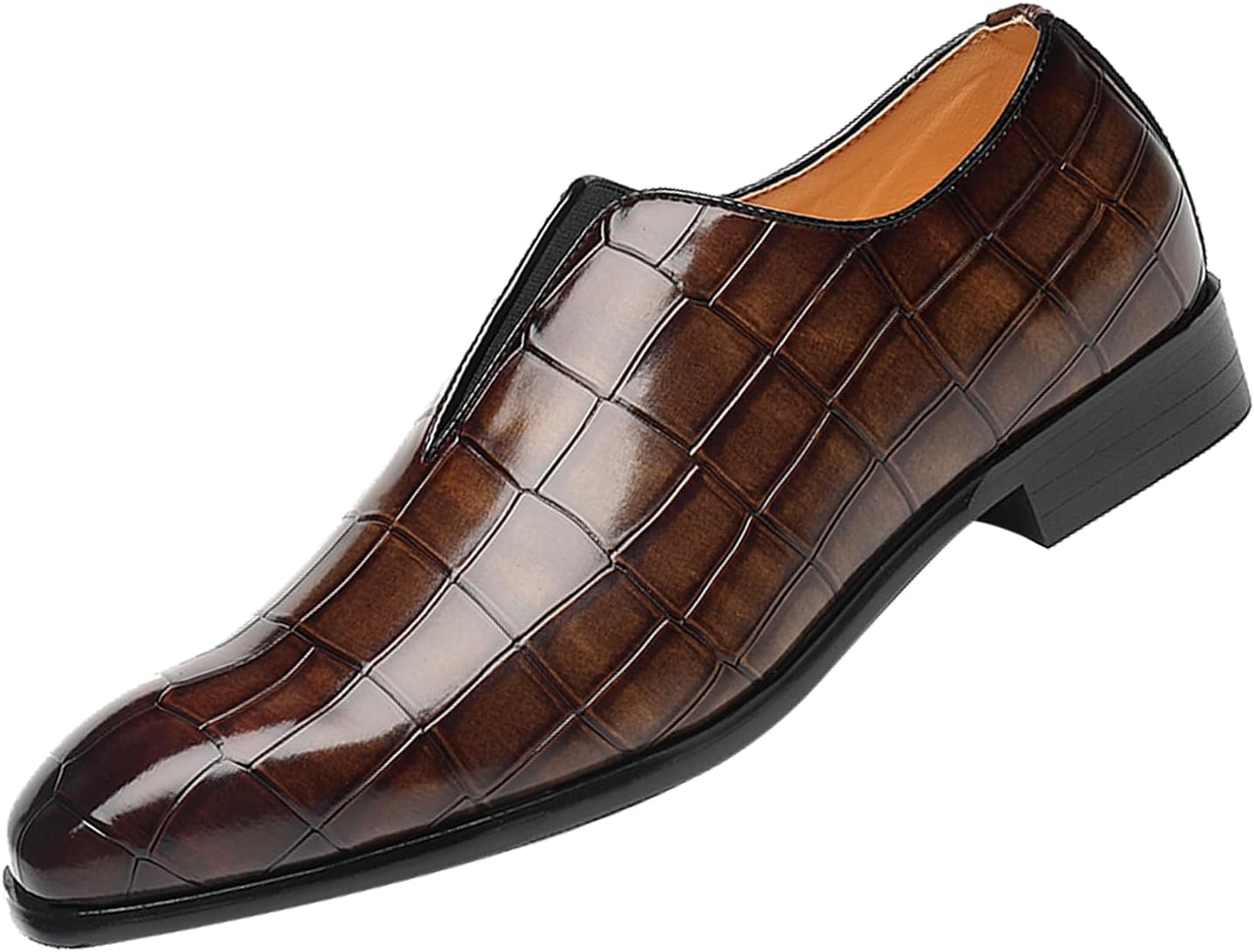 Мужские кожаные деловые туфли, модные оксфорды с заостренным носком без шнуровки, комфортные нескользящие повседневные классические лоферы Amazideal, коричневый
Мужские кожаные деловые туфли, модные оксфорды с заостренным носком без шнуровки, комфортные нескользящие повседневные классические лоферы Amazideal, коричневый