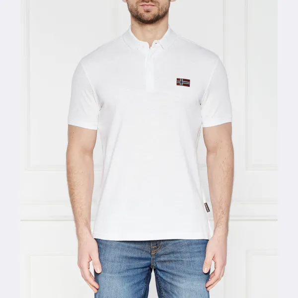 Рубашка поло стандартного кроя Napapijri, белый
Рубашка поло стандартного кроя Napapijri, белый