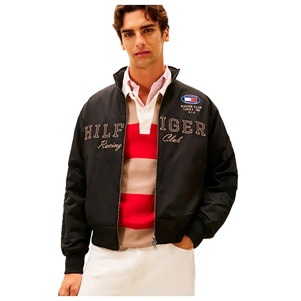 Гоночная куртка Tommy Hilfiger с вышитым логотипом, черный
Гоночная куртка Tommy Hilfiger с вышитым логотипом, черный