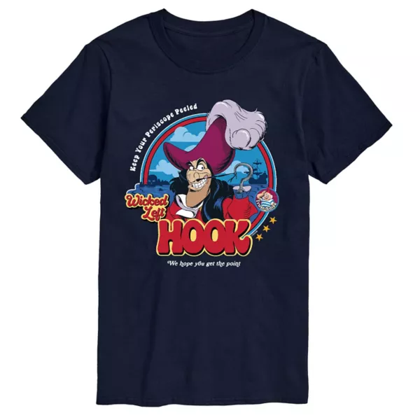 Футболка мужская Peter Pan с принтом "Зловещий левый хук" Disney, синий
Футболка мужская Peter Pan с принтом "Зловещий левый хук" Disney, синий