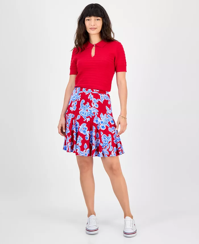 Женская плиссированная юбка с принтом на резинке Tommy Hilfiger, красный
Женская плиссированная юбка с принтом на резинке Tommy Hilfiger, красный