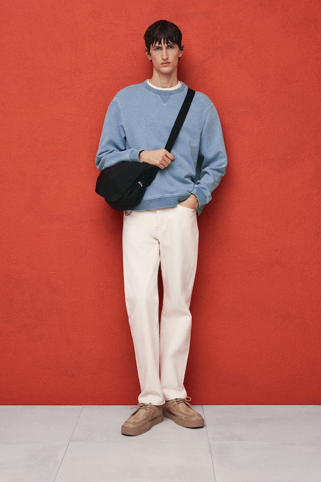 Стираная толстовка обычного кроя H&M, голубой
Стираная толстовка обычного кроя H&M, голубой