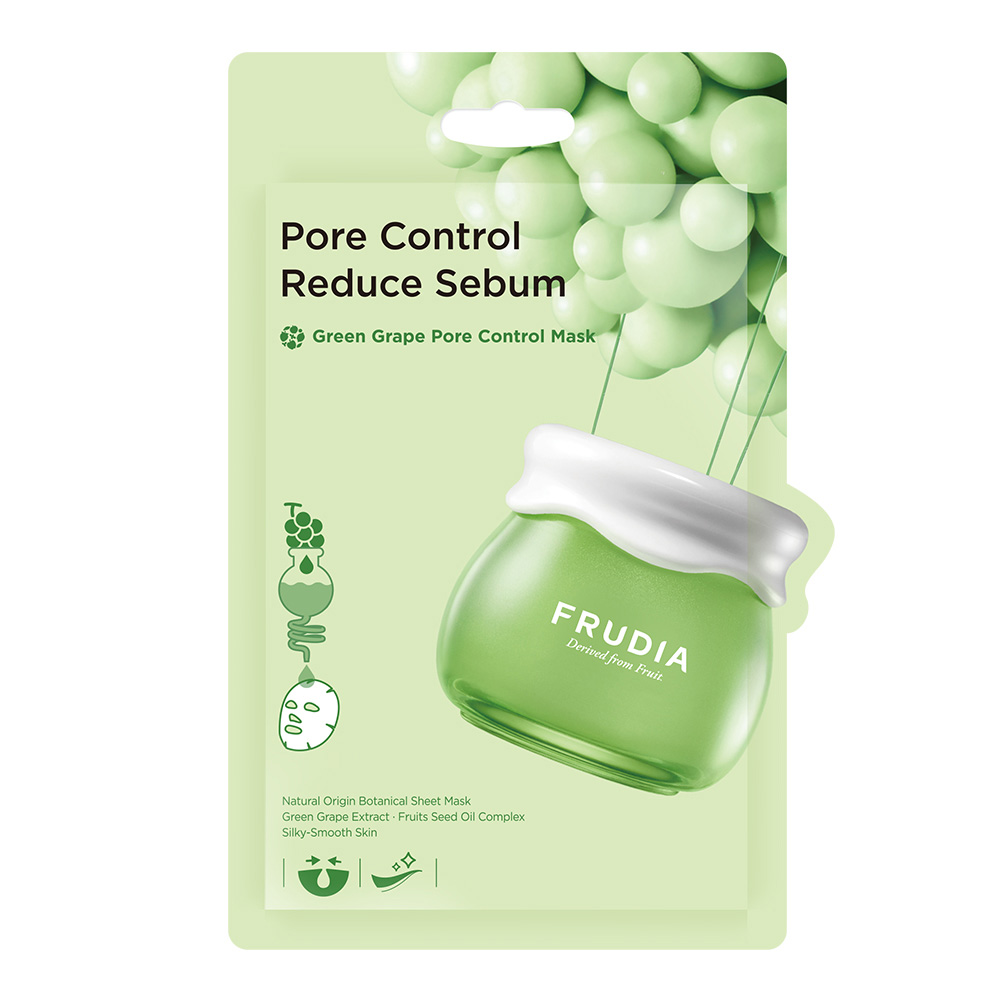 Тканевая маска с экстрактом зеленого винограда для жирной кожи green grape pore control mask Frudia, количество 1 шт.
Тканевая маска с экстрактом зеленого винограда для жирной кожи green grape pore control mask Frudia, количество 1 шт.