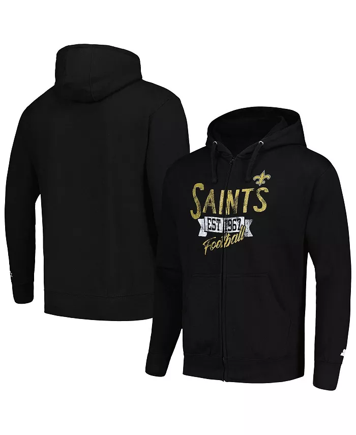 Мужская черная худи New Orleans Saints Domestic Post Season на молнии Starter
Мужская черная худи New Orleans Saints Domestic Post Season на молнии Starter
