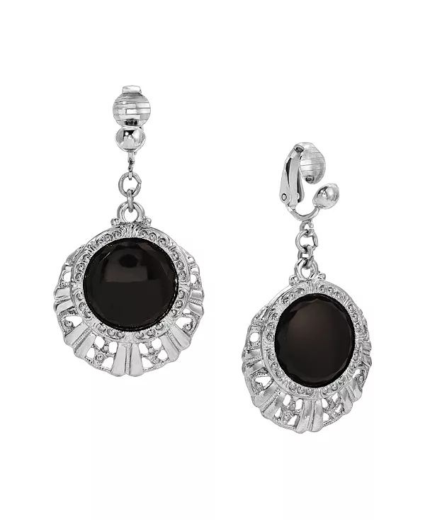 Стеклянные круглые филигранные серьги-клипсы 2028, black
Стеклянные круглые филигранные серьги-клипсы 2028, black