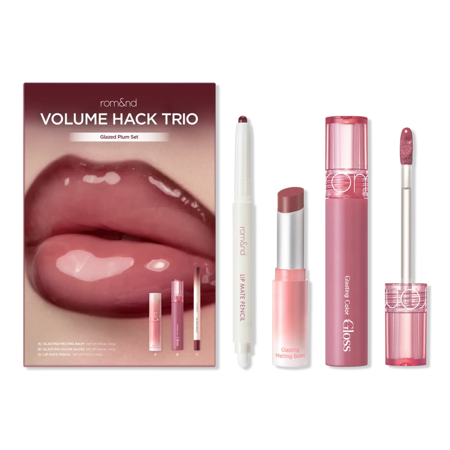 Блеск для губ Volume Hack Trio rom&nd, Glazed Plum (deep purple with redish brown undertones)
Блеск для губ Volume Hack Trio rom&nd, Glazed Plum (deep purple with redish brown undertones)