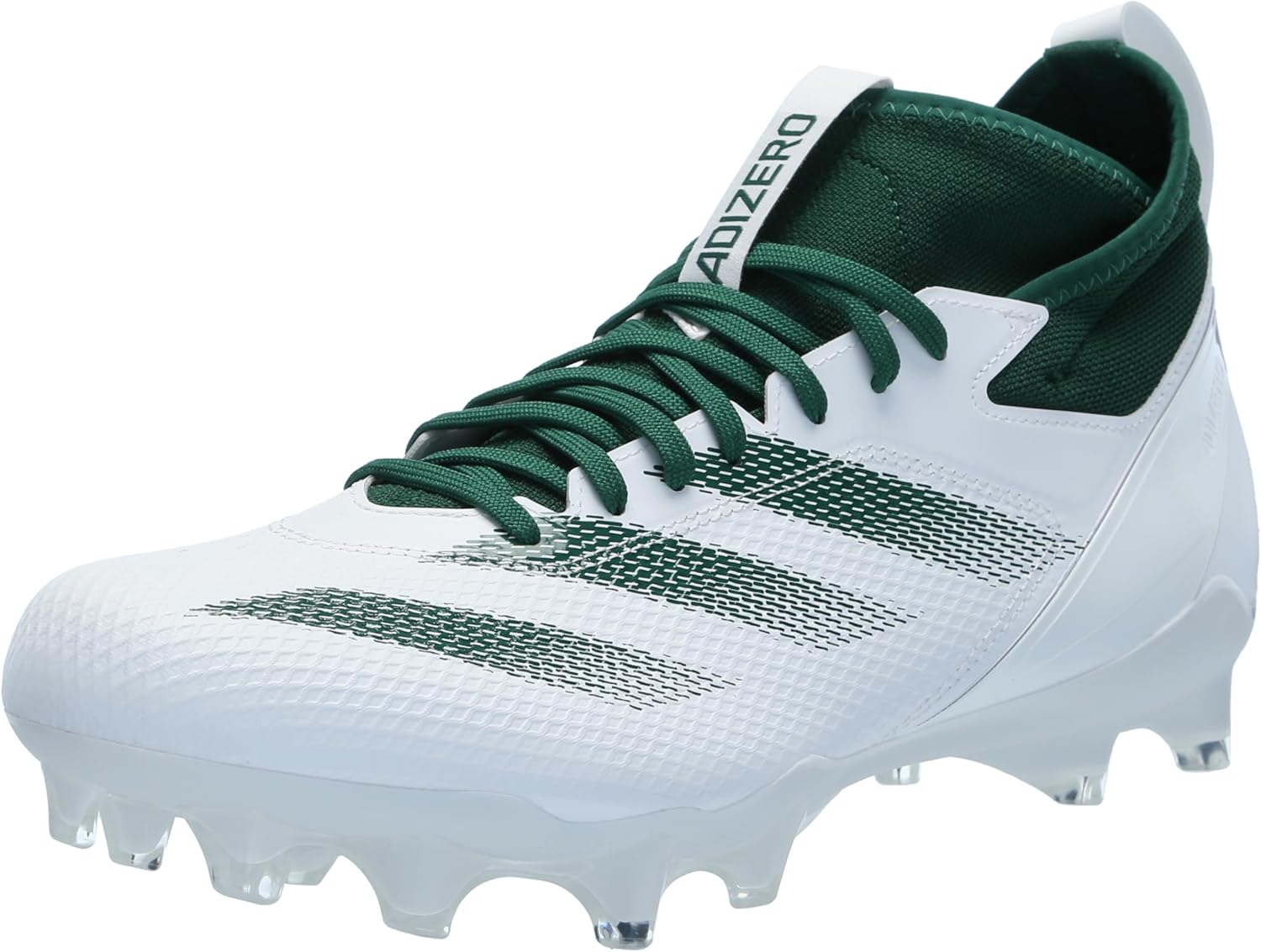 Мужские футбольные бутсы Adidas Adizero Impact Premier, белый/зеленый/темно-зеленый
Мужские футбольные бутсы Adidas Adizero Impact Premier, белый/зеленый/темно-зеленый